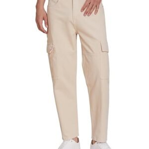 Men's Baggy Cargo Jeans (Loose Fit | 100% Cotton)