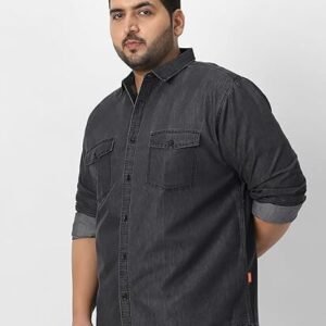 Men's Full Sleeve Regular Fit Casual Denim Shirt