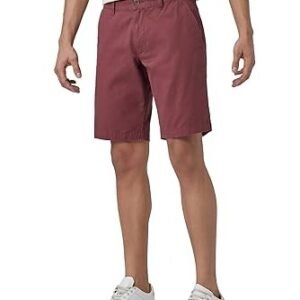 Men's Element Chino Shorts | Solid Straight Fit | 100% Cotton with Dual Pockets & Plus Sizes