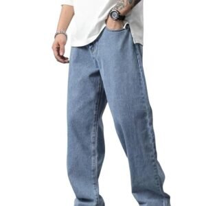 Men Relaxed FIT Denim Jeans | Loose Jeans for Men | Mens Baggy Fit Denim Jeans Pant |