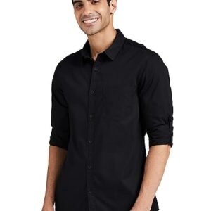 Symbol Men's Cotton Shirt | Casual | Plain | Full Sleeve | Summer - Regular Fit