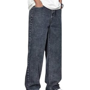 Men Jeans || Baggy Fit Jean's for Man || Loose Fit High Rise Denim || Stretchable Casual Wear Jean,s || Dance Rap Rapping Style Pant for Men || Denim Cotton Jeans