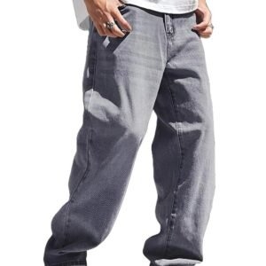 Men Jeans || Baggy Fit Jean's for Man || Loose Fit High Rise Denim || Stretchable Casual Wear Jean,s || Dance Rap Rapping Style Pant for Men || Denim Cotton Jeans