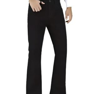 Men’s Bell Bottom Jeans || Bootcut Denim Pants || Wide Leg Flared Jeans for Men || High Waist Stretchable Retro Fit || Cotton Jeans for College Casua