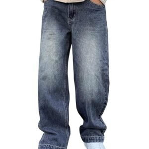 Men's Straight Fit Jeans – Classic Denim with Comfortable Fit, Durable Fabric, and Timeless Style
