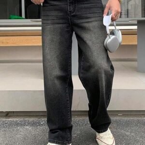 Men's Straight Fit Jeans – Classic Denim with Comfortable Fit, Durable Fabric, and Timeless Style