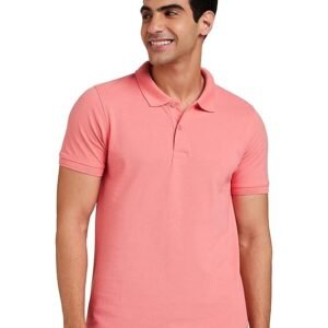 Men's Cotton Rich Solid Polo Tshirt | Collar Tshirts | Half Sleeves | Plain-Regular Fit (Available in Plus Sizes)