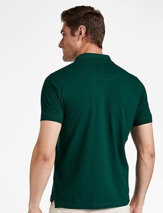 Men's Cotton Rich Solid Polo Tshirt | Collar Tshirts | Half Sleeves | Plain-Regular Fit (Available in Plus Sizes)